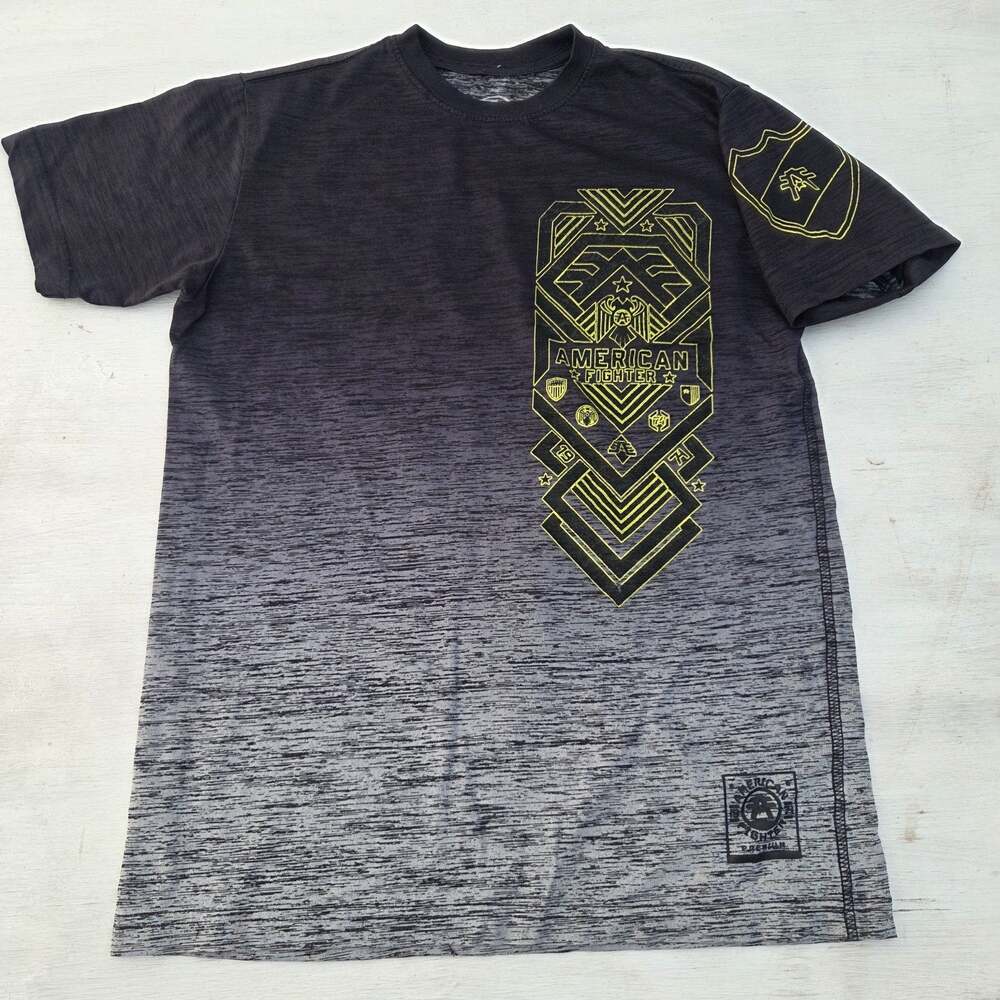 AMERICAN FIGHTER Buckle T-Shirt Mens XS Graphic Athletic Premium UFC Biker